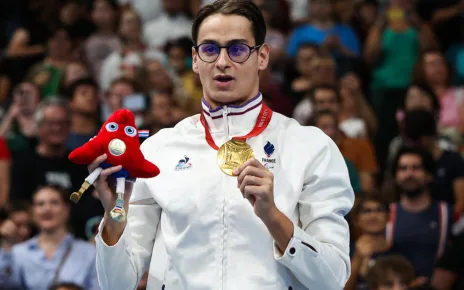 Swimmer Ugo Didier collects France's first gold medal at Paris Paralympics