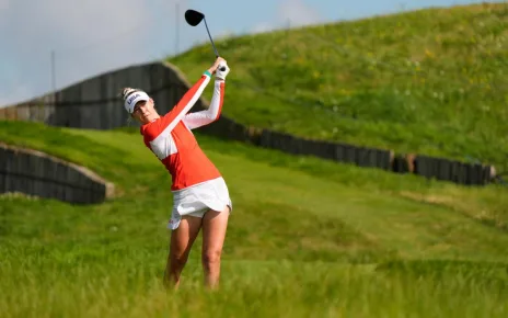 Nelly Korda score today at Paris Olympics: Scorecard, live results from Round 3 at Le Golf National