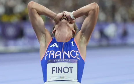 No limits to love: Alice Finot joins growing list of athletes getting engaged at Paris Olympics