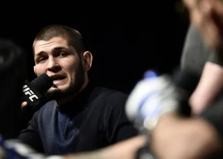 Video: Khabib Nurmagomedov reacts to Tony Ferguson’s half-retirement at UFC Abu Dhabi — ‘It’s not a surprise for me’