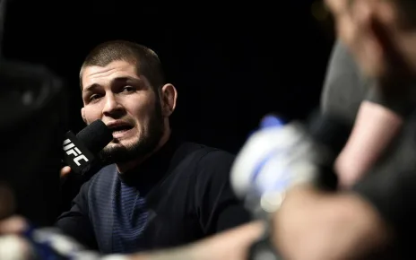 Video: Khabib Nurmagomedov reacts to Tony Ferguson’s half-retirement at UFC Abu Dhabi — ‘It’s not a surprise for me’