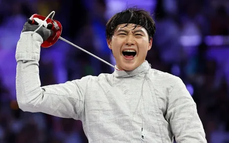 South Korea’s Oh Sanguk wins 2nd fencing gold at Paris Olympics