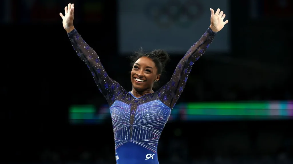 Simone Biles wins Olympic all-around title; bronze for Suni Lee