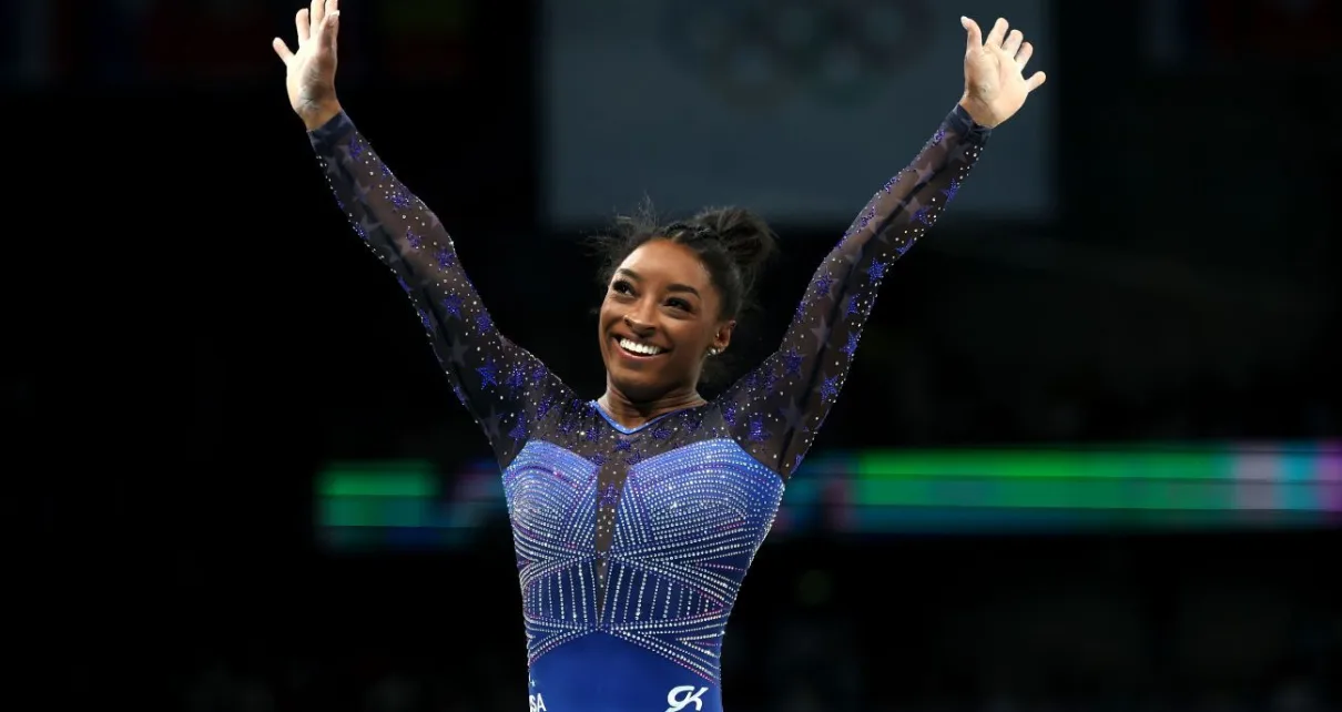 Simone Biles wins Olympic all-around title; bronze for Suni Lee