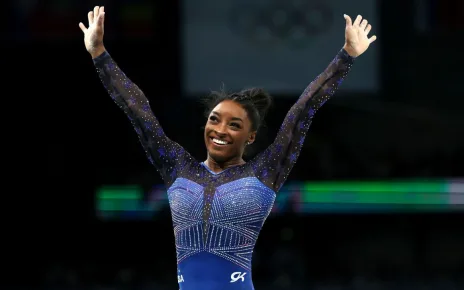 Simone Biles wins Olympic all-around title; bronze for Suni Lee