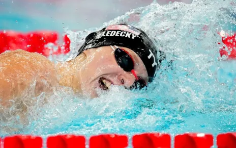 Katie Ledecky becomes most decorated American woman in Olympic history