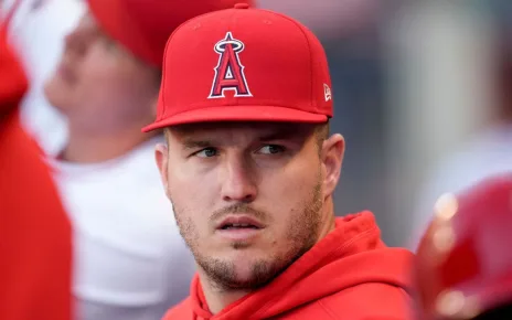 Angels’ Mike Trout out for season with another meniscus tear