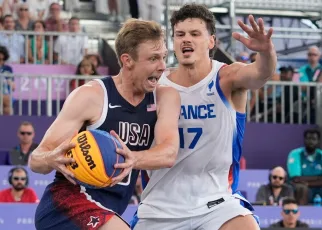 Canyon Barry carries U.S. men past France, China in 3×3 basketball