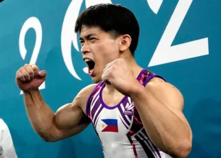 Gymnast Carlos Yulo earns 2nd Olympic gold ever for Philippines