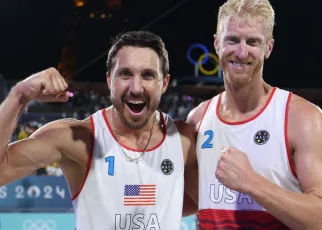 Budinger and Evans win, reach Paris Olympics knockout round