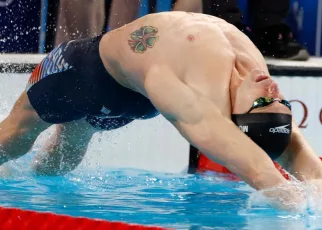 U.S. sets world record, wins Olympic gold in 4×100 mixed medley