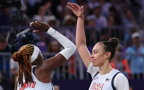 U.S. beats China to make semifinals of Olympic women’s 3×3