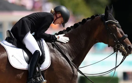 Jessica von Bredow-Werndl defends Olympic title in dressage