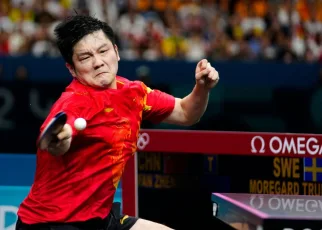 China’s Fan Zhendong wins table tennis gold at Paris Olympics