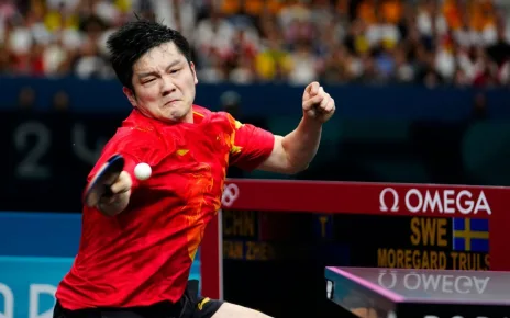 China’s Fan Zhendong wins table tennis gold at Paris Olympics