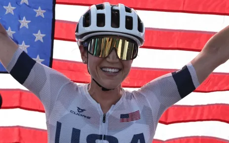 U.S. cyclist Kristen Faulkner wins Olympic road race gold