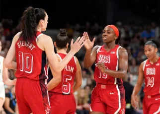 Team USA women’s basketball beats Germany at Paris Olympics