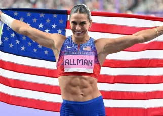 USA’s Valarie Allman wins 2nd straight Olympic women’s discus gold