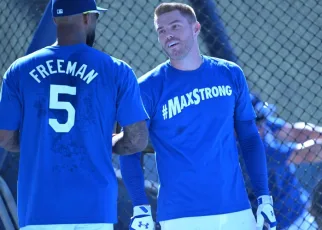 Back with Dodgers, emotional Freddie Freeman details son’s health scare