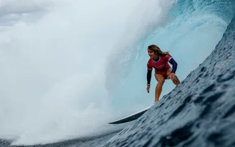 U.S. surfer Caroline Marks wins women’s gold at Olympics