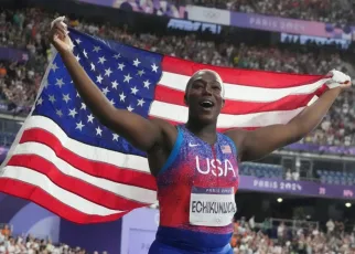 Annette Nneka Echikunwoke wins silver in hammer at Paris Games