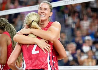 U.S. women’s volleyball advances, gets rematch with Brazil in semis