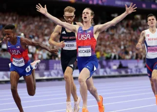 Americans Cole Hocker, Gabby Thomas win Olympic track gold