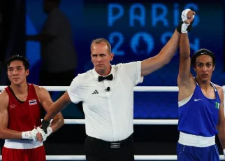 Boxer Imane Khelif dominant again, into gold medal bout