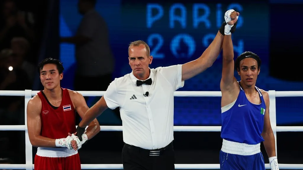 Boxer Imane Khelif dominant again, into gold medal bout