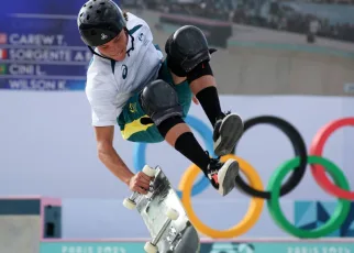 Keegan Palmer repeats with park skateboarding gold at Olympics