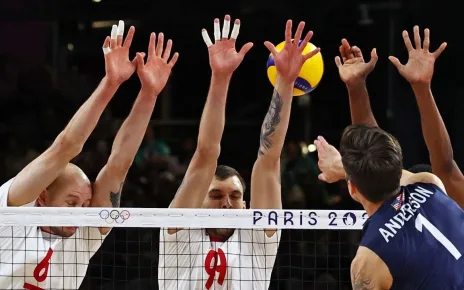 Poland beats U.S. in fifth set of Olympic men’s volleyball semis