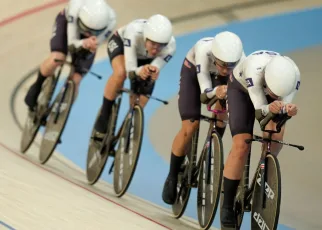 U.S. women’s cycling pursuit team wins first Olympic gold