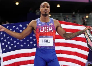 Quincy Hall comes from behind in 400, wins Olympic gold for U.S.