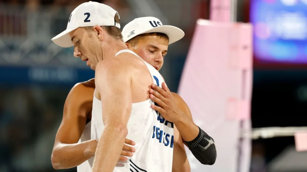 U.S. exits beach volleyball in Paris sans medal after men’s QF loss