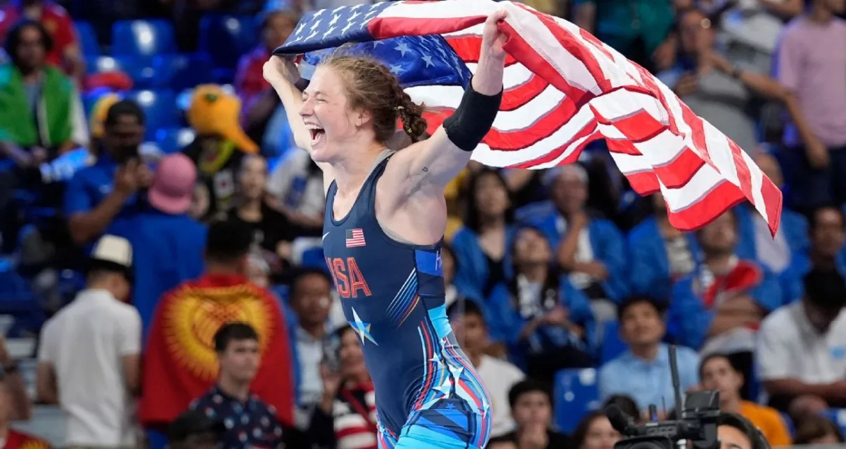 USA’s Hildebrandt wins wrestling gold amid weight cut controversy