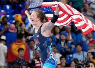 USA’s Hildebrandt wins wrestling gold amid weight cut controversy