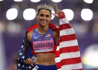 Sydney McLaughlin-Levrone’s dominant 400m final in photos