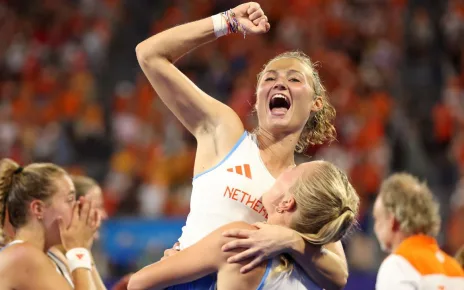 Netherlands retains title in women’s field hockey at Paris Games