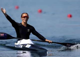 Lisa Carrington wins 3rd canoeing gold medal at Paris Olympics