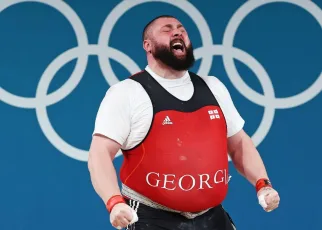 Georgia’s Lasha Talakhadze three-peats in Olympic weightlifting