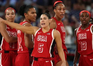 U.S. outlasts France to win 8th straight women’s hoops gold