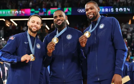 Topps unveils rare LeBron, Curry, Durant-signed Paris Olympics card