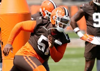 Browns’ Mike Hall Jr. back practicing with team after arrest