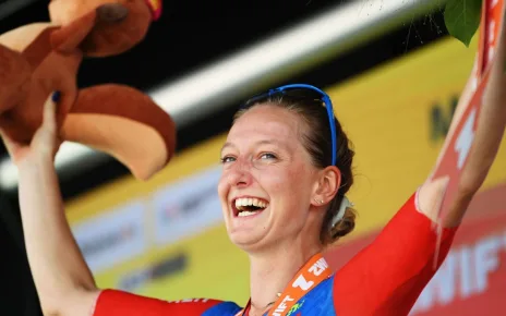 Cedrine Kerbaol wins stage six of Tour de France Femmes