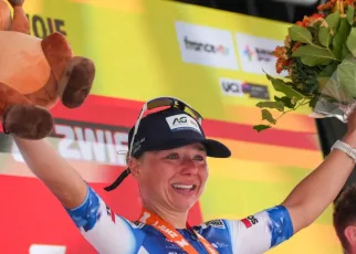 Justine Ghekiere wins 7th stage in women’s Tour de France