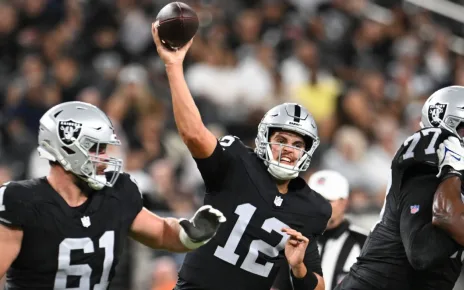 Raiders’ starting QB still in air as Pierce says he’ll ‘sleep on it’