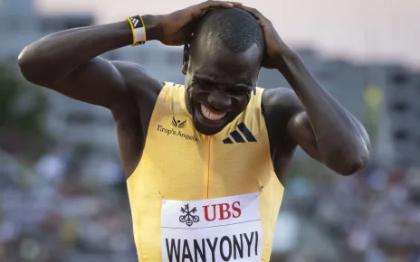 Olympic champ Wanyonyi runs 4th fastest 800 meters