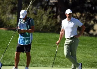 Rory McIlroy flings club into water during Round 2 of BMW