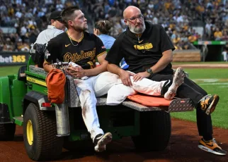 Pirates’ Hunter Stratton sustains a ruptured patella tendon