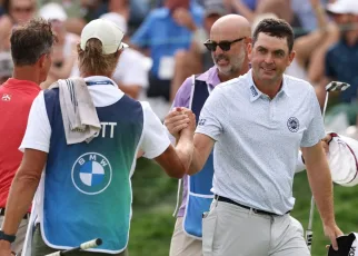 Keegan Bradley manages lead at PGA Tour’s BMW Championship